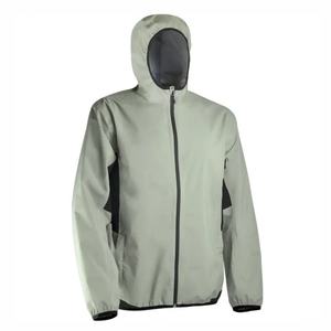 Chaqueta de Golf Ligera e Impermeable, con Capucha, Cuello Alto, Mangas Largas, Diseño Veraniego, Plegable, con Cierre, Servicio OEM - Product Image 1