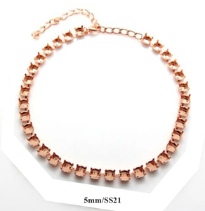 5Mm Ss21 Messing Cup Ketting Voor Diy Ketting Lege Instellingen Sieraden Bevindingen Onderdelen Ketting Maken - Product Image 2