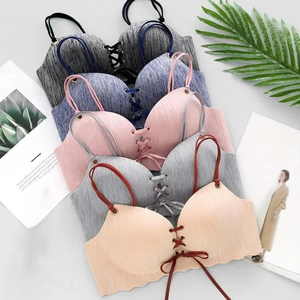 Soutiens-gorge push-up en gros, lingerie sexy sans couture pour femmes, sans armatures, à ouverture frontale, bretelles, soutien-gorge pour femmes - Product Image 1