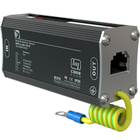 En stock – Parafoudre Ethernet RJ45 5V 24V PoE 1000M 1G 100M – Dispositif de protection contre les surtensions basse tension