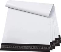 Enveloppes en polyéthylène auto-adhésives robustes de 1,5 mil, imprimées en héliogravure, sacs d'expédition écologiques recyclés pour l'emballage de boutiques en ligne et la gestion des commandes