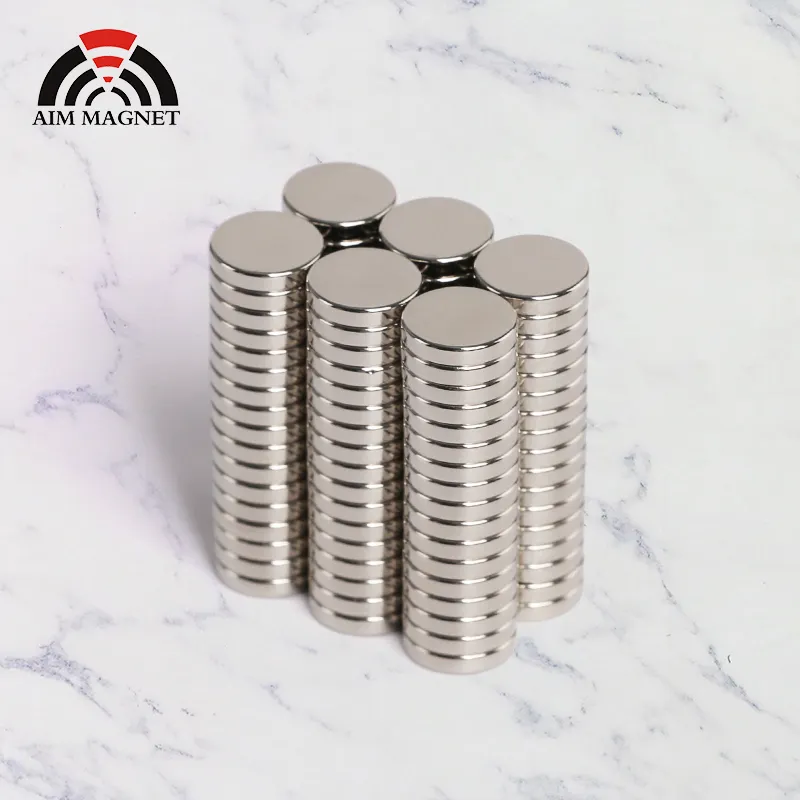 Custom Super Strong Large N52 Neodymium Ndfeb round Disc Magnets High Magnetism Magnetic Materials