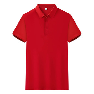 Camiseta Polo de Color Sólido, Manga Corta, Unisex, Ropa de Trabajo, Uso Diario, Fibra de Poliéster 51-70% - Product Image 1