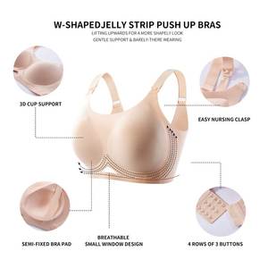 <span class=keywords><strong>Sujetador</strong></span> de Maternidad y Lactancia sin Costuras <span class=keywords><strong>para</strong></span> Mujer, con Cierre Frontal, Soporte Suave y Transpirable, <span class=keywords><strong>para</strong></span> Embarazo y Posparto - Product Image 5