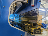 Prensa Plegadora CNC de 100T y 2500mm, 6+1 Ejes con Controlador DA58TX, Máquina Hidráulica para Doblar Láminas Metálicas