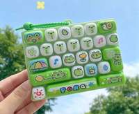 Nouveauté : Clavier mécanique 26 touches, jouet créatif anti-stress à presser au doigt, pendentif de sac portable pour enfants et étudiants