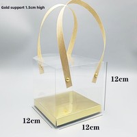 Boîtes d'emballage cadeau pliables en plastique PET transparent recyclable personnalisées en gros pour la promotion, les épiceries, les supermarchés, les gâteaux