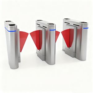 Gate Led Rs485 Automatic Flap Type Turnstiles Nfc Flap Smart Controlled Controller Warning Fitness Center <strong>Access</strong> <strong>Control</strong> - Product Image 6