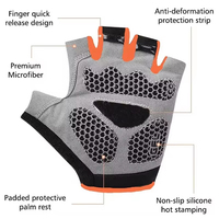 Guantes de Ciclismo Transpirables de Medio Dedo para Hombre y Mujer, Antideslizantes, para Bicicleta, Gimnasio, Pesca, Entrenamiento, Deportes de Verano
