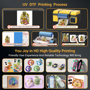 A3 Xp600 Head UV DTF <b>Printer</b> <b>Machine</b> Roll-flat Integrated AB Film <b>Sticker</b> Multifunctional Flatbed Laminator Automatic New Advant - Product Image 2