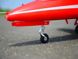 Avión RC FMS Bae 80mm EDF Red Arrow PNP sin Reflex V2, Detalles a Escala, Luces LED, Alerones Completos y Retráctiles - Product Image 5