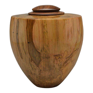 Urna Funeraria de Madera de Mango Premium Hecha a Mano, con Energía Solar, Diseño Resistente al Agua y a la Intemperie, Acabado Pulido Suave, Segura - Product Image 1