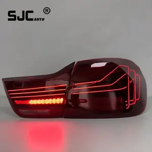 SJC Auto Factory Fit for BMW 4-Series CSL Taillights Assembly F32 F82 430i LED Taillights New Style Tail Lamp 2014-2020