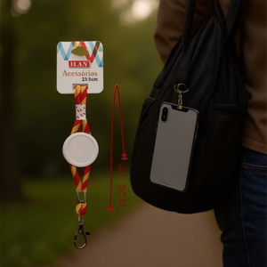 Accessori Ilan Cordino da 23,5 cm con Clip per Telefono e Portachiavi - Product Image 3