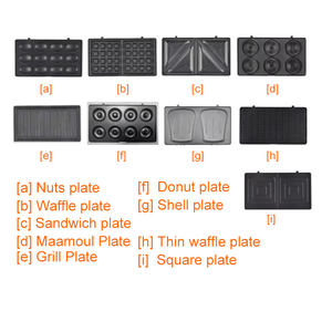 <span class=keywords><strong>Sandwichera</strong></span> tostada portátil <span class=keywords><strong>multiusos</strong></span> 364141 antiadherente 8 en 1 <span class=keywords><strong>sandwichera</strong></span> eléctrica 7 funciones - Product Image 4