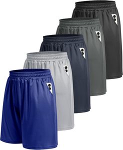 Men's Casual Athletic Gym <strong>Shorts</strong> Quick Dry <strong>Board</strong> <strong>Shorts</strong> Pockets Basketball Workout Breathable Polyester Low Waist Woven Pattern
