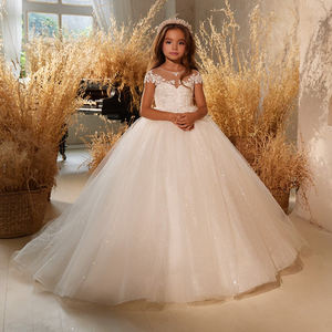 Flower <strong>Dresses</strong> for Girls High Quality Children Clothing Girls Mesh Princess <strong>Dress</strong> Ball Gown for <strong>Kids</strong> Short Sleeve Frock - Product Image 2