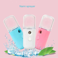 Recargable mini cara nano spray humidificador de aire instrumento eléctrico mini nano pulverizador niebla fría nano spray portátil