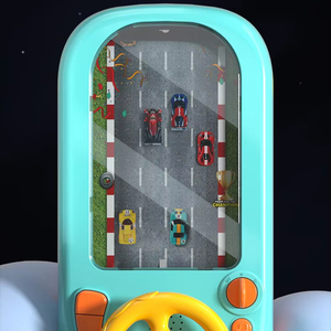 Jouets <span class=keywords><strong>de</strong></span> simulation <span class=keywords><strong>de</strong></span> conduite pour enfants : Nouveau volant électrique, simulation <span class=keywords><strong>de</strong></span> <span class=keywords><strong>vaisseau</strong></span> spatial, défis <span class=keywords><strong>de</strong></span> course sûrs et aventures - Product Image 3