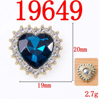 Breloques Bling de Luxe pour Décoration de Chaussures et Étuis – Ornements Scintillants à Dos Plat