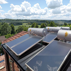 OEM ODM Afrique Certificat CE Chauffe-eau <span class=keywords><strong>Solaire</strong></span> Plat Aquecedor De Agua Solar Plano Chauffe-eau <span class=keywords><strong>solaire</strong></span> à <span class=keywords><strong>panneau</strong></span> plat - Product Image 1