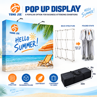 Mur de fond personnalisé pour photomaton événementiel de maternelle, support d'affichage pop-up en aluminium pour activités d'enfants