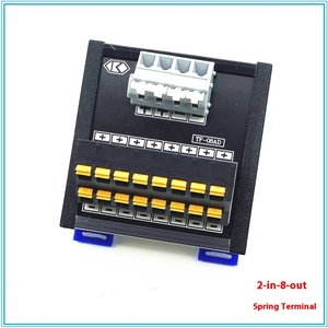 ขั้วต่อไฟฟ้าแบบ2 in 16 OUT โมดูลตัวแยกสายไฟขั้วสปริงยึดสายไฟอย่างรวดเร็วสำหรับการกระจายอุตสาหกรรม - Product Image 4