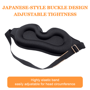 Antifaz Contorneado Premium para Dormir, Antifaz 3D con Bloqueo <span class=keywords><strong>Total</strong></span> de Luz para Dormir, Siesta, Yoga y Meditación - Product Image 6