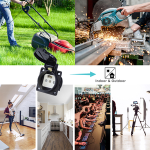 CEE 77 convertisseur prise ue rallonge prise étanche <span class=keywords><strong>adaptateur</strong></span> secteur industriel 10A <span class=keywords><strong>courant</strong></span> nominal réseau <span class=keywords><strong>Europe</strong></span> prise - Product Image 4