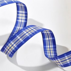 Pita Skotlandia Hijau Biru Lebar 9mm, Pita Tartan Natal untuk Pembungkus Kado - Product Image 6
