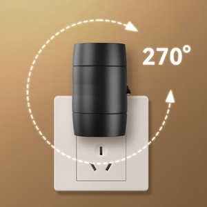 Luz nocturna enchufable giratoria regulable con sensor de encendido/apagado automático, para escaleras de pasillo de dormitorio, enchufe US/AU/EU - Product Image 5