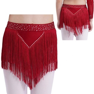 Shorts de danse pour filles de 6 à 16 ans, culottes superposées à franges pour danse latine, tango, rumba, samba, danse de salon - Product Image 2