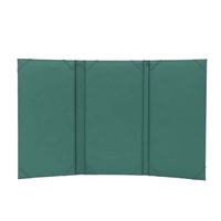 Porte-menu en cuir PU de haute qualité, format légal, pour restaurant, A4, à trois volets, à six volets, avec fenêtre, classeur de menu en cuir pour restaurant