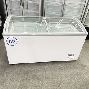 Gabinete de inmersión de helados/congelador de exhibición horizontal de helados/vitrina de helados en la cafetería 1/3 () - Product Image 5