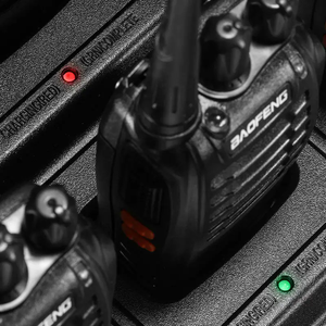 Baofeng 888s Walkie-talkie batería cargador de seis vías soporte de Radio bidireccional cargador batería de escritorio para 777s 666s 888H <span class=keywords><strong>88E</strong></span> C1H-777 - Product Image 5