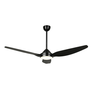 Ventilador de Techo de Madera con 3 Aspas y Luz LED, Reversible, con Velocidad Ajustable, para Interiores de Casa, Apartamento, Iluminación Interior - Product Image 3