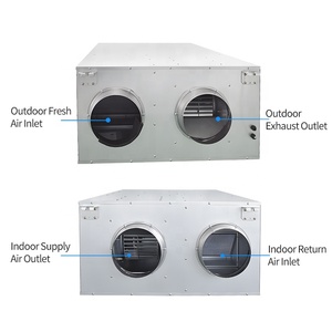 Ahorro de energía Recuperador de aire fresco Ventilación HEPA Recuperación de calor Alimentado por energía eléctrica Hogar Hotel Garaje UE EE. UU. Enchufe UV - Product Image 3
