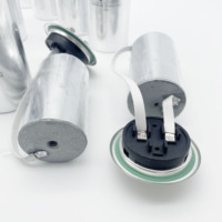 Condensateur de climatiseur CBB65 : Boîtier rond en aluminium, haute capacité d'auto-réparation, 370/630 VAC, longue durée de vie (3 UF/100 UF)