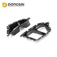 Conducto de Aire Delantero de Repuesto Profesional Compatible con BMW M3 G80 BMW M4 G82 2021+ Estilo MP, Juego de Piezas de Fibra de Carbono Preimpregnada en Autoclave