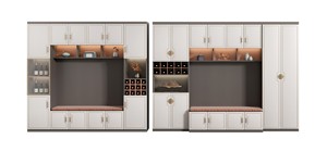 Buffet de salon en bois massif de finition luxueuse pour utilisation professionnelle dans les restaurants - Product Image 4