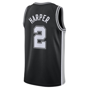 Grosir Pakaian Pria 2026 Antonio # 2 Jersey Basket Dylan Harper Pria, Bahan Bernapas, Dapat Dikustomisasi, Model Rompi - Product Image 2