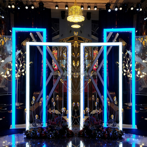 Hội trường trang trí đám cưới tiếp khách 6pcs ánh sáng vòm nền LED sự kiện Backdrop sân khấu trang trí trong bữa tiệc - Product Image 3