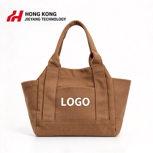 Bolsa de Mano de Lona de Algodón con Logotipo Personalizado, Gran Capacidad, Reutilizable, Impresa, para Compras, para Mujer - Product Image 1