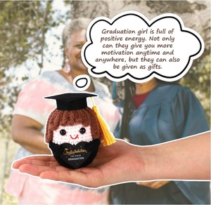 ตุ๊กตาโครเชต์เสริมพลังบวก ของขวัญวันคริสต์มาส วันวาเลนไทน์ ของขวัญรับปริญญา ขายดีปี 2025 - Product Image 5