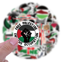 Autocollants Personnalisés Motif Palestine pour Voiture, Autocollants Drapeaux de la Palestine Étanche pour Décoration