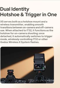 <span class=keywords><strong>Flash</strong></span> de Cámara GODOX IT32 TTL con Disparador Inalámbrico X5S para Sony Compatible con <span class=keywords><strong>la</strong></span> <span class=keywords><strong>Serie</strong></span> X (X3/X3Pro/XPro/XProII/X2T) - Product Image 4