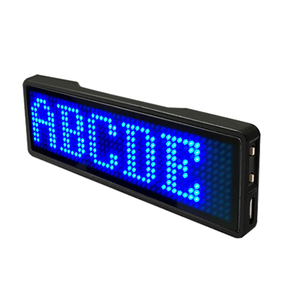 Phù Hiệu Kinh Doanh LED Thư Huy Hiệu Di Chuyển Dấu Hiệu Tin Nhắn Lập Trình Từ LED <span class=keywords><strong>Usher</strong></span> Thẻ - Product Image 1