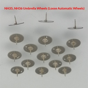 Componentes del movimiento del <span class=keywords><strong>reloj</strong></span>: NH35 NH36 <span class=keywords><strong>Rueda</strong></span> de hora, Caja de tensión, Piñón de semana, <span class=keywords><strong>Rueda</strong></span> de transmisión del calendario de domingo - Product Image 2