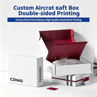Boîte de transport en carton recyclable de luxe personnalisée pour ensembles cadeaux Flying Machine, chaussettes, fourrures, avec impression UV de logo premium, production en série