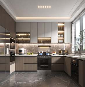 Free Design China Made Lacquer Modern Design <b>Wooden</b> Kitchen Cabinets Quality Kitchen Cabinet Furniture Custom Kitchen <b>Cupboard</b> - Product Image 2